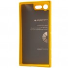 Sony Xperia X Compact (F5321) geltonas Mercury kieto silikono (TPU) dėklas