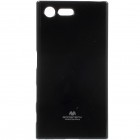 Sony Xperia X Compact (F5321) juodas Mercury kieto silikono (TPU) dėklas