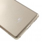 Sony Xperia XA Ultra (F3212, F3216) auksinis Mercury kieto silikono (TPU) dėklas