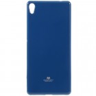 Sony Xperia XA Ultra (F3212, F3216) tamsiai mėlynas Mercury kieto silikono (TPU) dėklas
