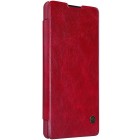 Prabangus „Nillkin“ Qin serijos raudonas odinis atverčiamas Sony Xperia XA Ultra (F3212, F3216) dėklas