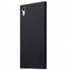 Nillkin Frosted Shield Nillkin Frosted Shield Sony Xperia XA1 (G3121, G3123, G3125, G3112, G3116) juodas plastikinis dėklas + apsauginė ekrano plėvelė