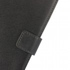 Sony Xperia XZ (XZs) atverčiamas juodas odinis dėklas - piniginė