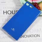 Sony Xperia XZ Premium (XZ Premium Dual) mėlynas Mercury kieto silikono (TPU) dėklas - nugarėlė