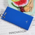 Sony Xperia XZ Premium (XZ Premium Dual) mėlynas Mercury kieto silikono (TPU) dėklas - nugarėlė
