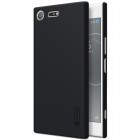 Nillkin Frosted Shield Sony Xperia XZ Premium (Xperia XZ Premium Dual) juodas plastikinis dėklas