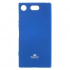 Sony Xperia XZ1 Compact Mercury mėlynas kieto silikono TPU dėklas - nugarėlė