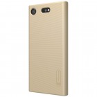 Nillkin Frosted Shield Sony Xperia XZ1 Compact auksinis plastikinis dėklas