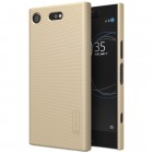 Nillkin Frosted Shield Sony Xperia XZ1 Compact auksinis plastikinis dėklas