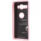Sony Xperia XZ2 Compact Mercury šviesiai rožinis kieto silikono TPU dėklas - nugarėlė