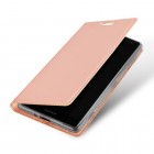 „Dux Ducis“ Skin serijos Sony Xperia XZ2 rožinis odinis atverčiamas dėklas