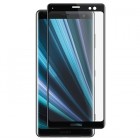Sony Xperia XZ3 „Mocolo“ 9H Tempered Glass sustiprintos apsaugos juodas pilnai dengiantis apsauginis ekrano stiklas 0,26 mm