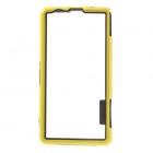 Geltonas Sony Xperia Z1 compact TPU dėklas (bamperis)