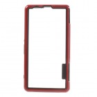 Raudonas Sony Xperia Z1 compact TPU dėklas (bamperis)