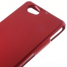 Sony Xperia Z1 Compact raudonas Mercury kieto silikono (TPU) dėklas