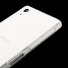 Sony Xperia Z2 skaidrus (permatomas) kieto silikono TPU ploniausias pasaulyje baltas dėklas