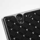 Sony Xperia Z elegantiškas juodas dėklas su blizgučiais