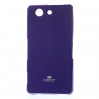 Sony Xperia Z3 Compact violetinis Mercury kieto silikono (TPU) dėklas