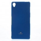 Sony Xperia Z3 tamsiai mėlynas Mercury kieto silikono (TPU) dėklas 