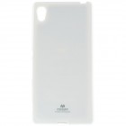 Sony Xperia Z3+ Plius baltas Mercury kieto silikono (TPU) dėklas