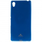 Sony Xperia Z3+ Plius tamsiai mėlynas Mercury kieto silikono (TPU) dėklas