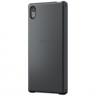 Oficialius Sony Xperia Z5 Premium Style Cover Window juodas atverčiamas dėklas SCR46