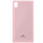 Sony Xperia Z5 Mercury šviesiai rožinis kieto silikono tpu dėklas - nugarėlė