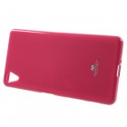 Mercury tamsiai rožinis Sony Xperia X Performance kieto silikono tpu dėklas - nugarėlė