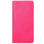 Universali solidi rožinė vertikali odinė įmautė (L+ dydis) 