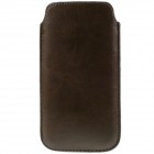 Universali ruda odinė įmautė - dėklas (XL dydis)