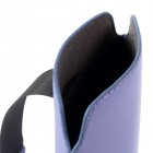 Universali šviesiai violetinė odinė įmautė - dėklas (L dydis)