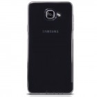 Samsung Galaxy A5 2016 (A510) skaidrus (permatomas) kieto silikono TPU ploniausias pasaulyje pilkas dėklas