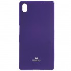 Sony Xperia Z5 Mercury violetinis kieto silikono tpu dėklas - nugarėlė