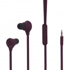 „Wallytech“ violetinės įkišamos į ausis ausinės su valdymo pulteliu ir mikrofonu