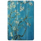 Samsung Galaxy Tab S5e (T720, T725) atverčiamas spalvotas „Sakura“ odinis dėklas - knygutė