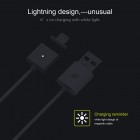 „Wsken“ X-Cable Metal magnetinis Lightning USB baltas laidas 1 metras