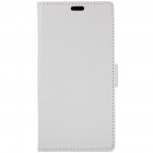 Samsung Galaxy Xcover 4 / 4S (G390, G398) atverčiamas baltas odinis dėklas - piniginė