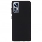 Xiaomi 12 Shell kieto silikono TPU juodas dėklas - nugarėlė