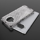 Honeycomb sustiprintos apsaugos Xiaomi Mi 10T Lite 5G skaidrus kieto silikono (TPU) ir plastiko dėklas 
