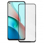 Xiaomi Mi 11 Lite „Amorus“ 9H Tempered Glass sustiprintos apsaugos juodas pilnai dengiantis apsauginis ekrano stiklas 0,2 mm