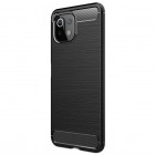 Xiaomi Mi 11 Lite „Carbon“ kieto silikono TPU juodas dėklas - nugarėlė