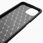 Xiaomi Mi 11 Lite „Carbon“ kieto silikono TPU juodas dėklas - nugarėlė