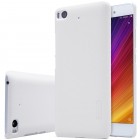 Xiaomi Mi Xiaomi Mi 5S Nillkin Frosted Shield baltas plastikinis dėklas + apsauginė ekrano plėvelė Nillkin Frosted Shield juodas plastikinis dėklas + apsauginė ekrano plėvelė