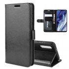 Xiaomi Mi 9 Pro juodas odinis atverčiamas dėklas - knygutė