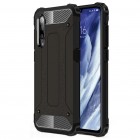 Sustiprintos apsaugos Xiaomi Mi 9 Pro juodas kieto silikono (TPU) ir plastiko dėklas 