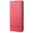 „AZNS“ Retro atverčiamas raudonas odinis Xiaomi Mi Note 10 Lite dėklas - knygutė