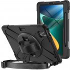 Xiaomi Pad 5 (Pad 5 Pro) sustiprintos apsaugos (360°) juodas dėklas - nugarėlė