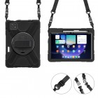 Xiaomi Pad 6 (Pad 6 Pro) sustiprintos apsaugos (360°) juodas dėklas - nugarėlė