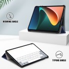 Xiaomi Pad 6 atverčiamas mėlynas odinis dėklas - knygutė