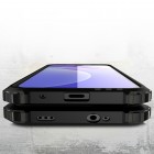Sustiprintos apsaugos Xiaomi Poco M3 Pro (Redmi Note 10 5G)  juodas kieto silikono (TPU) ir plastiko dėklas 